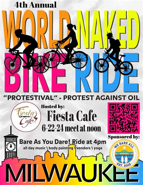 World Naked Bike Ride – Milwaukee, Wisconsin – We cant wait。